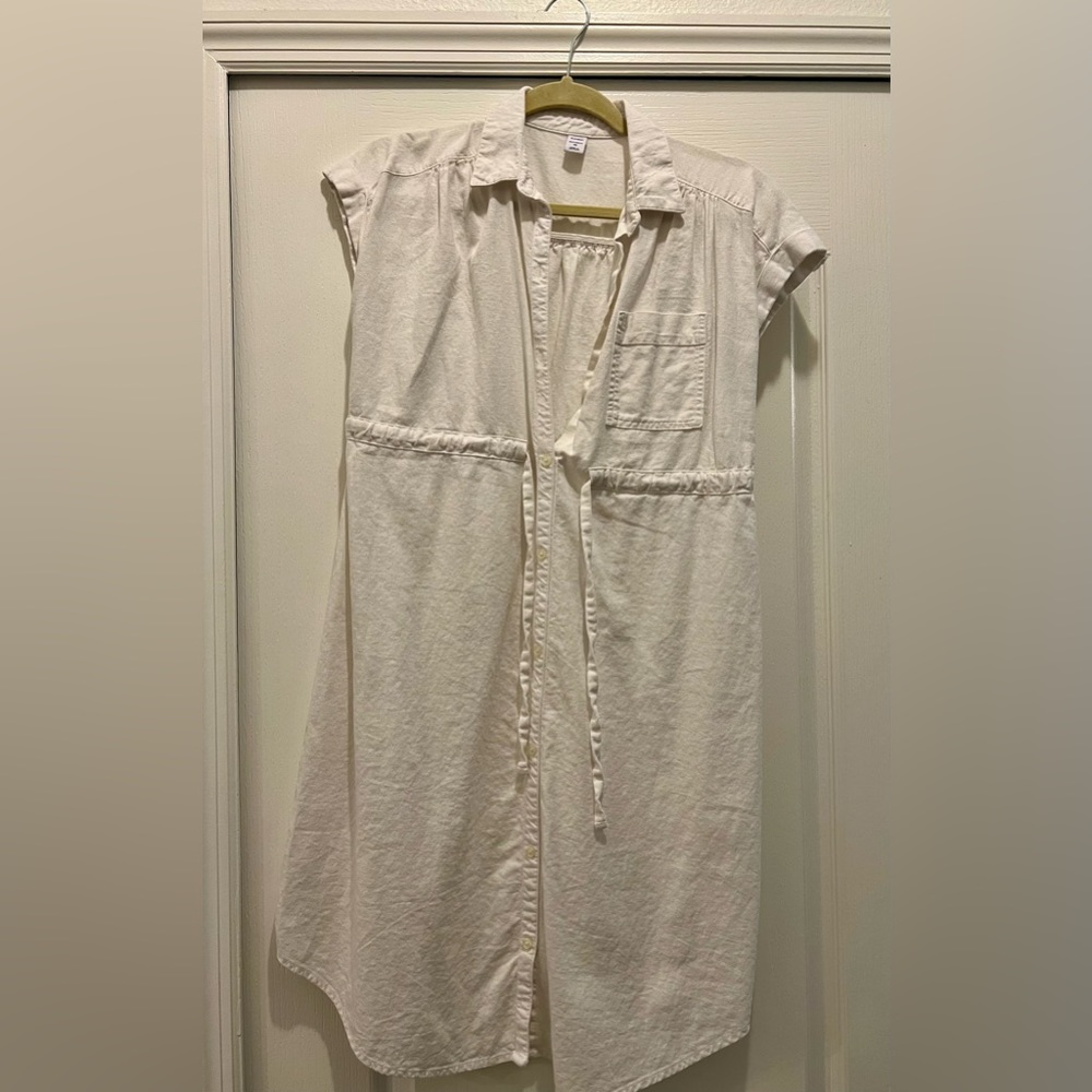 Old Navy maternity white dress